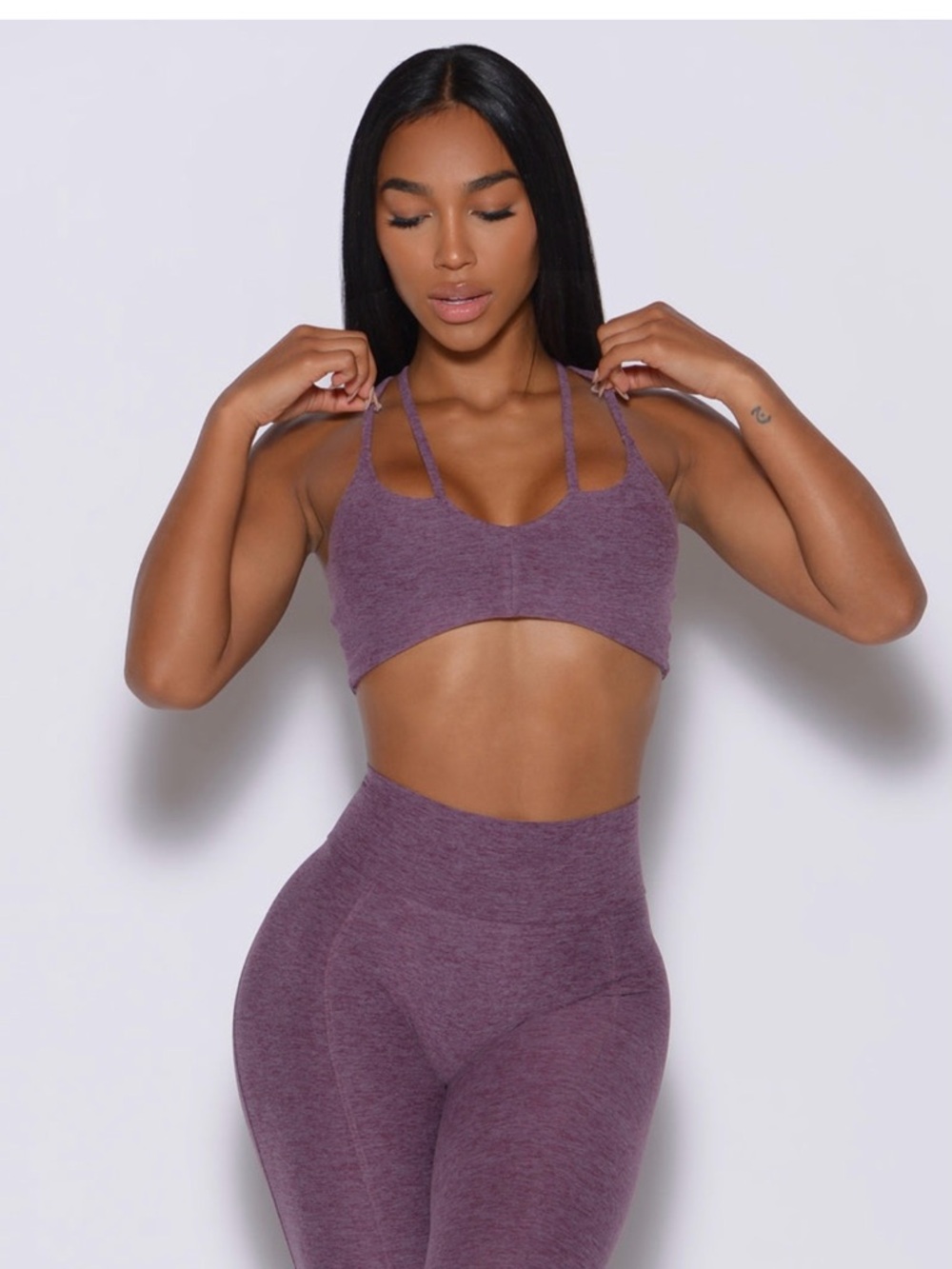 Bombshell Sportswear Topnotch Bralette in Dusty Purple
